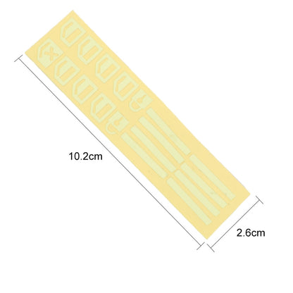 Car Window Sticker Lifter Modified Sticker Car Luminous Switch Car Window Button Car Sticker(Luminous Green) by buy2fix