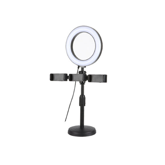 2 PCS Desktop Universal Retractable Multifunctional Mobile Phone Live Broadcast Stand, Specification: Three Positions With Fill Light - Stand by buy2fix | Online Shopping UK | buy2fix