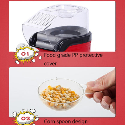 Household Electric Popcorn Machine Blow Mini Popcorn Bagging Machine, Product specifications: US Plug 110V - Popcorn Machiner by buy2fix | Online Shopping UK | buy2fix