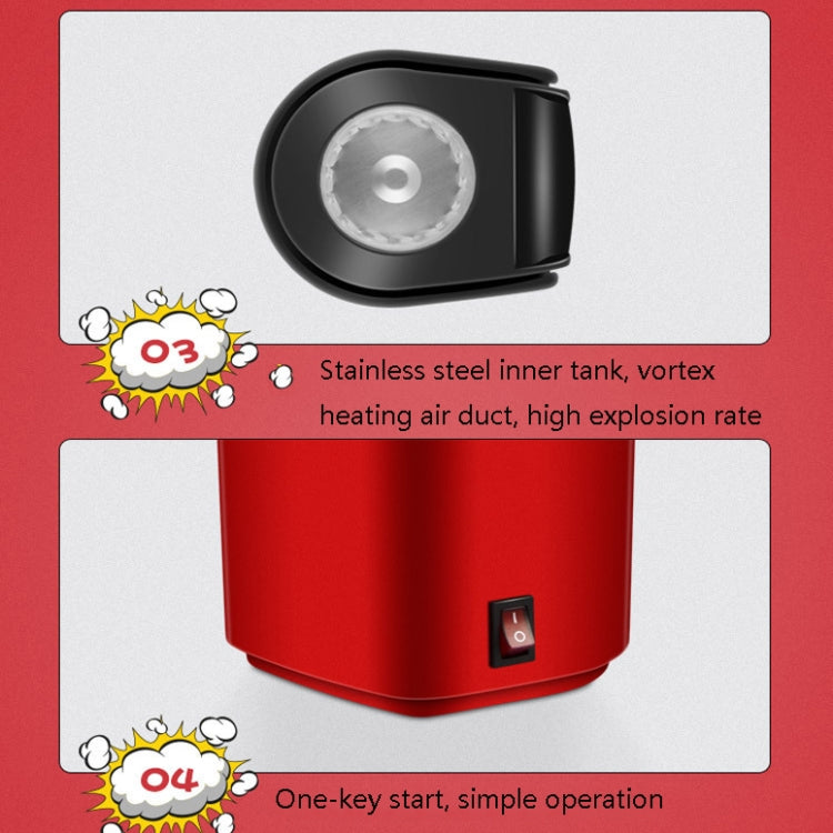 Household Electric Popcorn Machine Blow Mini Popcorn Bagging Machine, Product specifications: US Plug 110V - Popcorn Machiner by buy2fix | Online Shopping UK | buy2fix