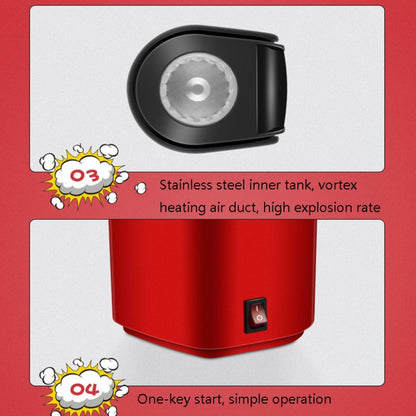Household Electric Popcorn Machine Blow Mini Popcorn Bagging Machine, Product specifications: US Plug 110V - Popcorn Machiner by buy2fix | Online Shopping UK | buy2fix