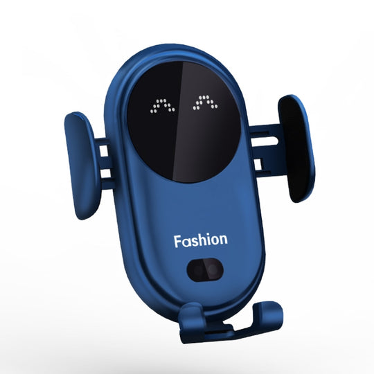 Chargeur sans fil de voiture à capteur infrarouge intelligent S11, couleur : bleu