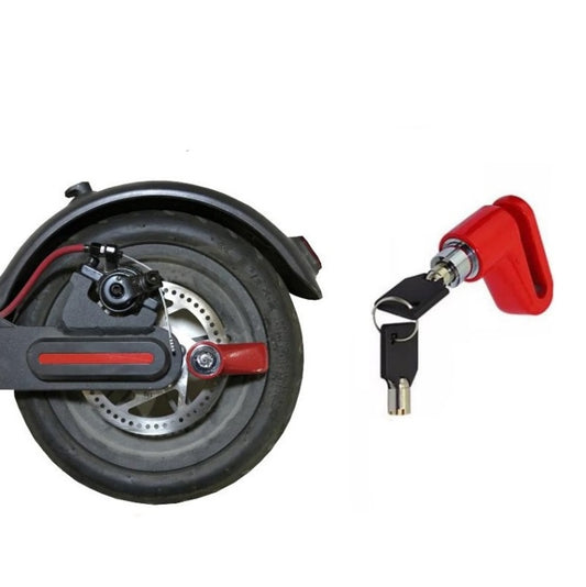 Electric Scooter Disc Brake Lock Multi-Function Reinforced Anti-Theft Lock Accessory for Xiaomi Mijia M365, Packing specification: Disc Brake Lock (Red) - Accessories & Parts by buy2fix | Online Shopping UK | buy2fix