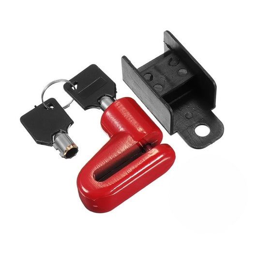 Electric Scooter Disc Brake Lock Multi-Function Reinforced Anti-Theft Lock Accessory for Xiaomi Mijia M365, Packing specification: Disc Brake Lock (Red) - Accessories & Parts by buy2fix | Online Shopping UK | buy2fix