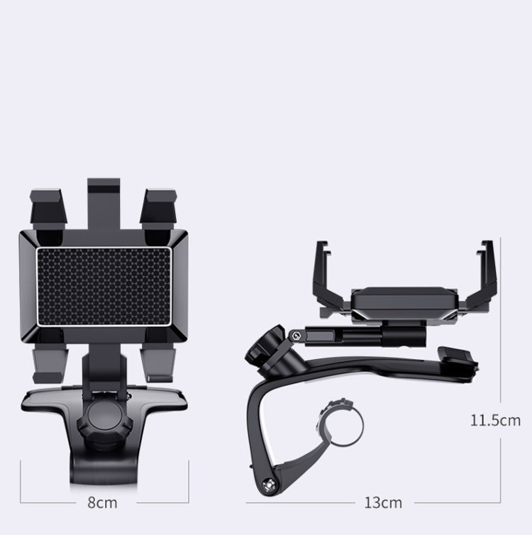 Car Mobile Phone Holder Car Dashboard Rearview Mirror Navigation Bracket With Stop Sign by buy2fix