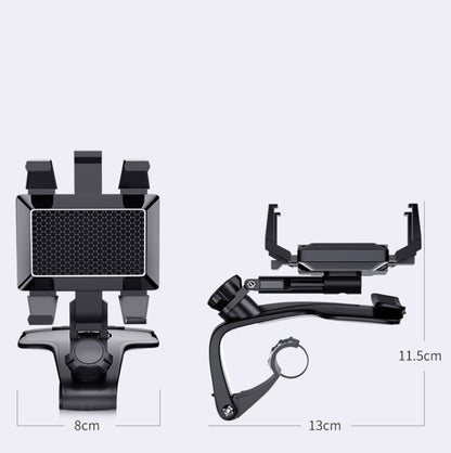 Car Mobile Phone Holder Car Dashboard Rearview Mirror Navigation Bracket With Stop Sign by buy2fix