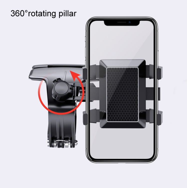 Car Mobile Phone Holder Car Dashboard Rearview Mirror Navigation Bracket With Stop Sign by buy2fix