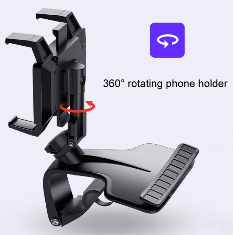 Car Mobile Phone Holder Car Dashboard Rearview Mirror Navigation Bracket With Stop Sign by buy2fix