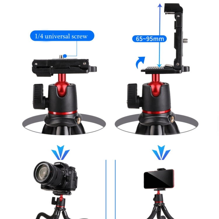 Portable SLR Camera Mobile Phone Live Mini Desktop Tripod Stand  With Head - Stand by buy2fix | Online Shopping UK | buy2fix
