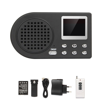 Outdoor Electronic Bird Caller Player MP3 With Wireless Remote Control(EU Plug) - Multimedia Player by buy2fix | Online Shopping UK | buy2fix