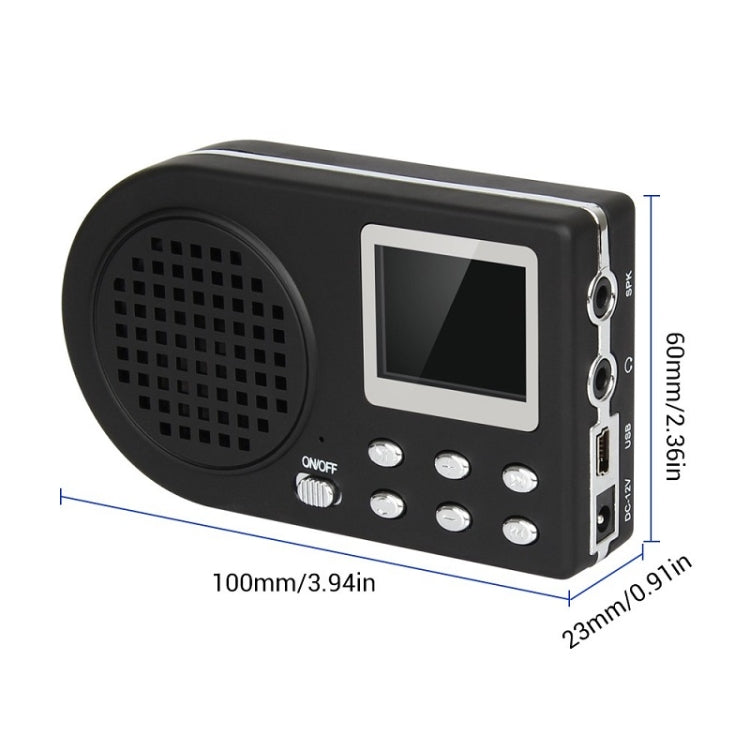Outdoor Electronic Bird Caller Player MP3 With Wireless Remote Control(EU Plug) - Multimedia Player by buy2fix | Online Shopping UK | buy2fix
