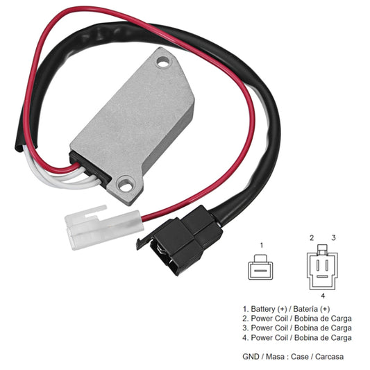 2008.0 Motorcycle Rectifier For Yamaha XV400 VIRAGO 3JB XV1100 - Voltage Stabilizer by buy2fix | Online Shopping UK | buy2fix