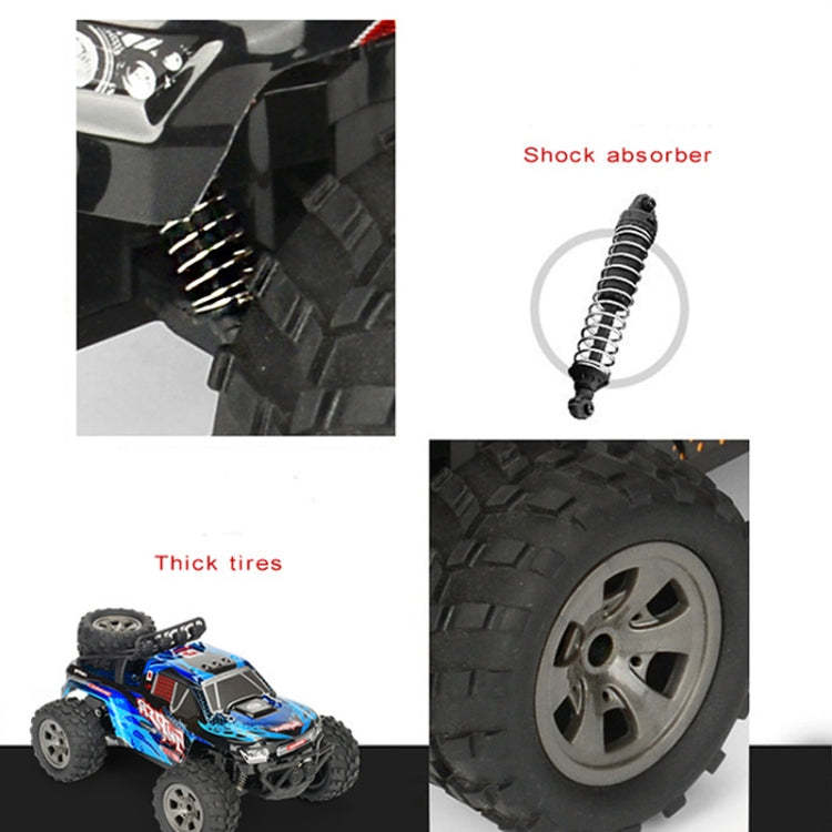 MGRC Charging Remote Control Car 2.4G Wireless Remote Control Four-Way Cross-Country Climbing Car 1:18 Car Model(Red) - RC Cars by MGRC | Online Shopping UK | buy2fix