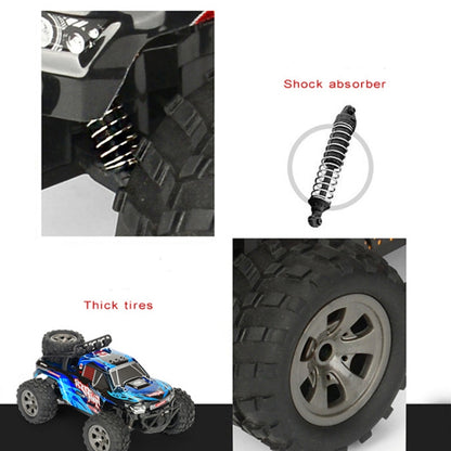 MGRC Charging Remote Control Car 2.4G Wireless Remote Control Four-Way Cross-Country Climbing Car 1:18 Car Model(Red) - RC Cars by MGRC | Online Shopping UK | buy2fix