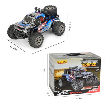 MGRC Charging Remote Control Car 2.4G Wireless Remote Control Four-Way Cross-Country Climbing Car 1:18 Car Model(Red) - RC Cars by MGRC | Online Shopping UK | buy2fix