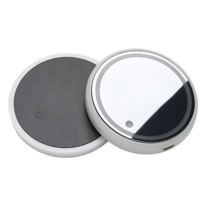 2 PCS Car LED Luminous Water Coaster Car Atmosphere Light USB Charging Non-Slip Coaster by buy2fix