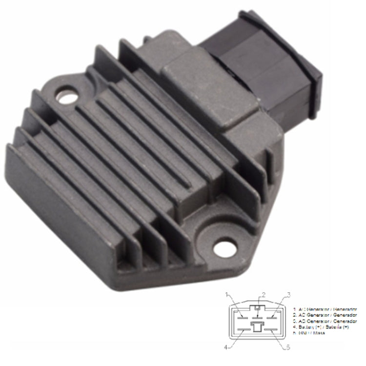 2009.2 Motorcycle Rectifier For Honda CB 600 31600-KFG-861 31600-MV4-010 - Voltage Stabilizer by buy2fix | Online Shopping UK | buy2fix