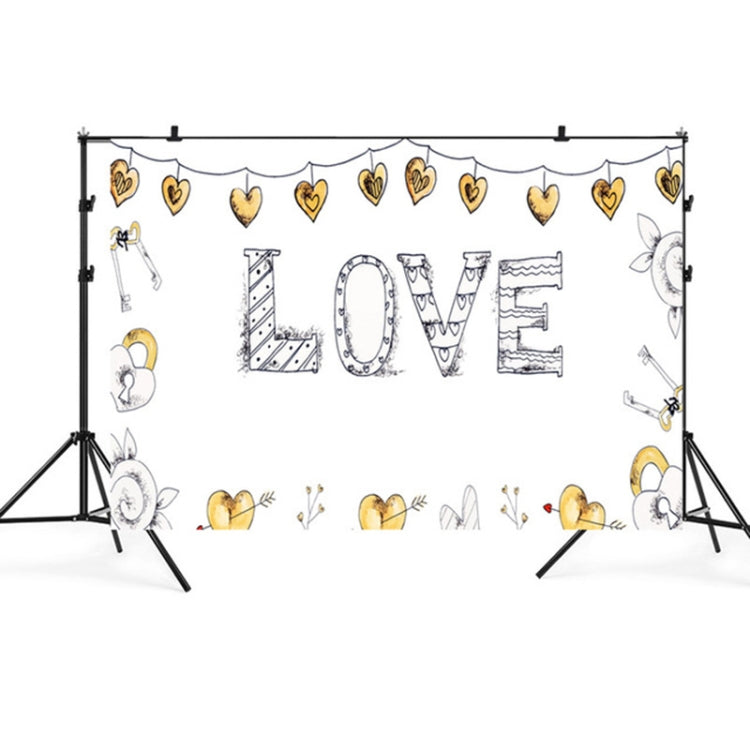 2.1m x 1.5m Valentines Day Photo Party Layout Props Photography Background Cloth(016) - Valentines Day by buy2fix | Online Shopping UK | buy2fix