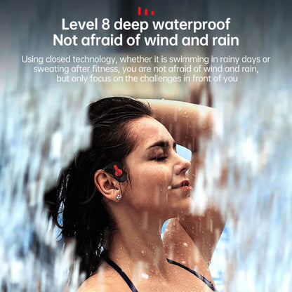 K3 Bone Conduction Bluetooth 5.0 Wireless Headphones Waterproof Headphones 16GB RAM(Blue) by buy2fix