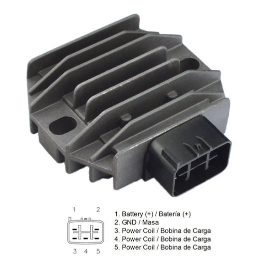 2010.0 Motorcycle Rectifier For Qianjiang / Yamaha YFM400 TRX400 / Suzuki RMX450Z - Voltage Stabilizer by buy2fix | Online Shopping UK | buy2fix