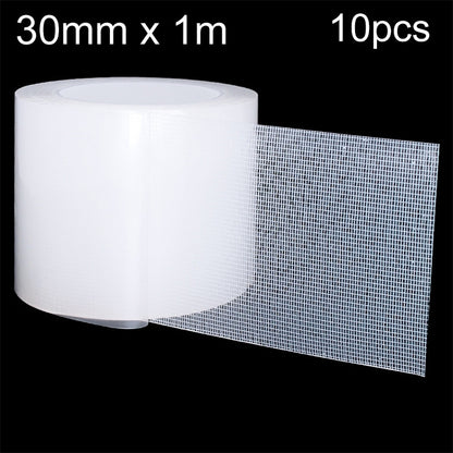 10pcs 30mm x 1m 0.8mm Thick Strong Nano-grid Carpet Fixing Double Sided Non-marking Tape - Tapes by buy2fix | Online Shopping UK | buy2fix