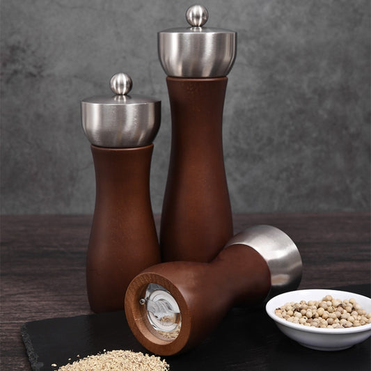 Beech 304 Stainless Steel Manual Pepper Grinder Ceramic Core Pepper Grinder, Specification: 6 Inch (Color Box) - Stirrer & Squeezer by buy2fix | Online Shopping UK | buy2fix