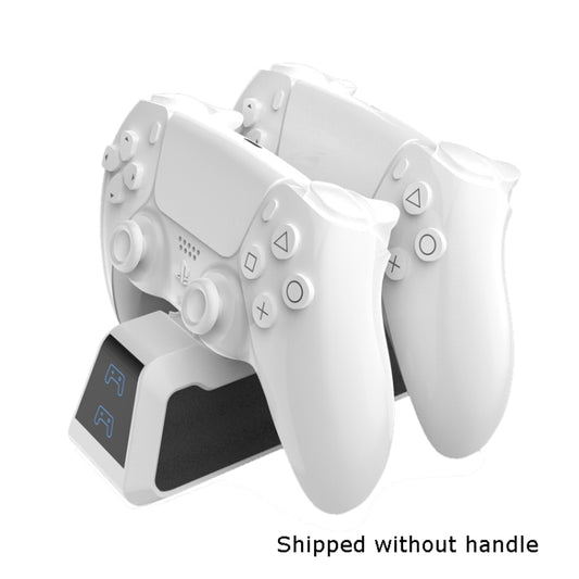 Controller Charger Game Controller Dual Charger For PS5(White) - Charger & Power by buy2fix | Online Shopping UK | buy2fix