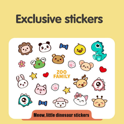 C4 Small Dinosaurs No Card Mini Children Cartoon Touch Screen High-Definition Dual-Lens Digital Camera Toy - Children Cameras by buy2fix | Online Shopping UK | buy2fix
