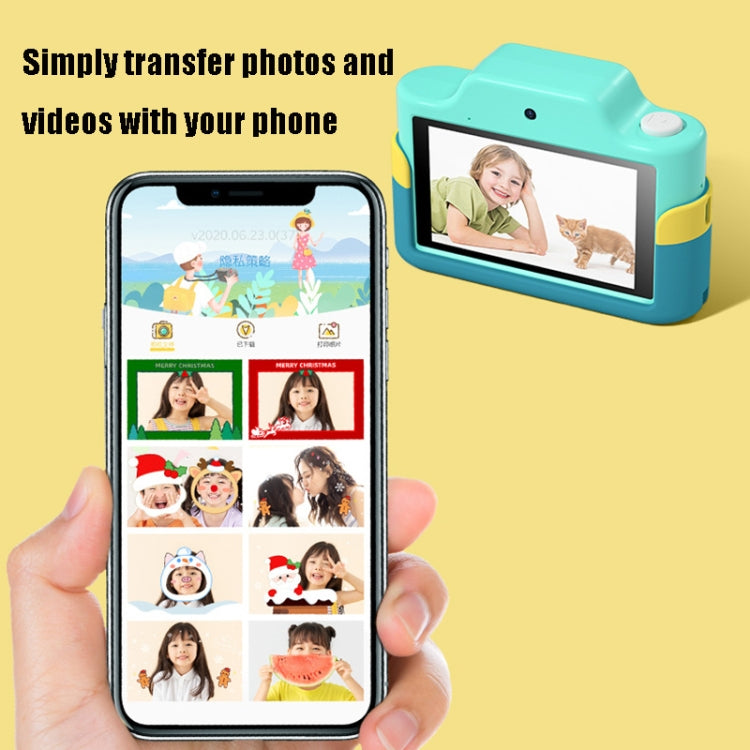 C4 Small Dinosaurs No Card Mini Children Cartoon Touch Screen High-Definition Dual-Lens Digital Camera Toy - Children Cameras by buy2fix | Online Shopping UK | buy2fix