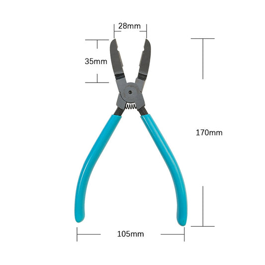 17.5cm Car Plier Auto Car Trim Clip Door Panel Diagonal Plier Rivets Fastener Trim Clip Cutter Remover Puller Tool - Hand Tool Sets by buy2fix | Online Shopping UK | buy2fix