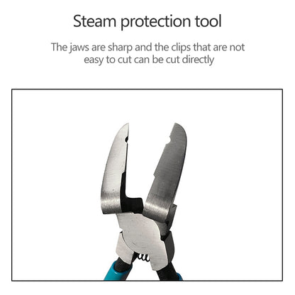 17.5cm Car Plier Auto Car Trim Clip Door Panel Diagonal Plier Rivets Fastener Trim Clip Cutter Remover Puller Tool - Hand Tool Sets by buy2fix | Online Shopping UK | buy2fix