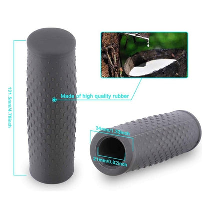 2 Pairs Scooter Accessories Handlebar Rubber Handle Cover For Xiaomi Mijia M365 / M365 Pro(Black) - Accessories & Parts by buy2fix | Online Shopping UK | buy2fix