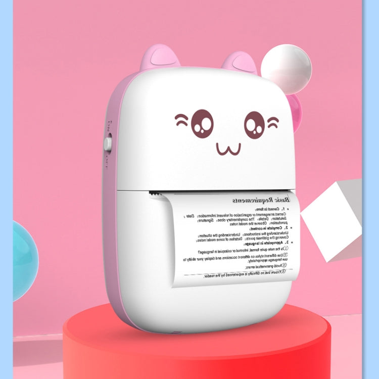 C9 Mini Thermal Printer Bluetooth Photo Printer Student Homework Mistakes Collections Printer(English Version Pink) - Photo Printers by Huawei | Online Shopping UK | buy2fix
