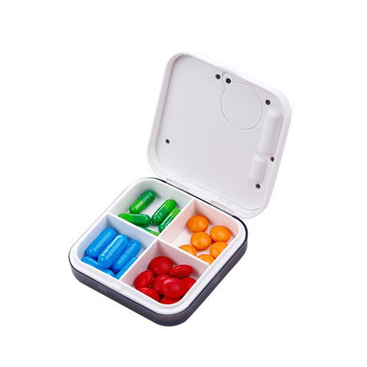 Electronic Smart Timing Medicine Box Portable Medicine Dispensing Storage Box(Gray) - Pill Boxes by buy2fix | Online Shopping UK | buy2fix