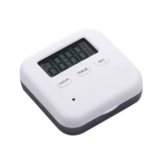 Electronic Smart Timing Medicine Box Portable Medicine Dispensing Storage Box(Gray) - Pill Boxes by buy2fix | Online Shopping UK | buy2fix