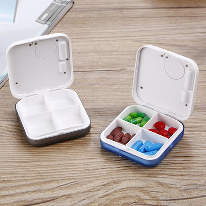 Electronic Smart Timing Medicine Box Portable Medicine Dispensing Storage Box(Blue) - Pill Boxes by buy2fix | Online Shopping UK | buy2fix