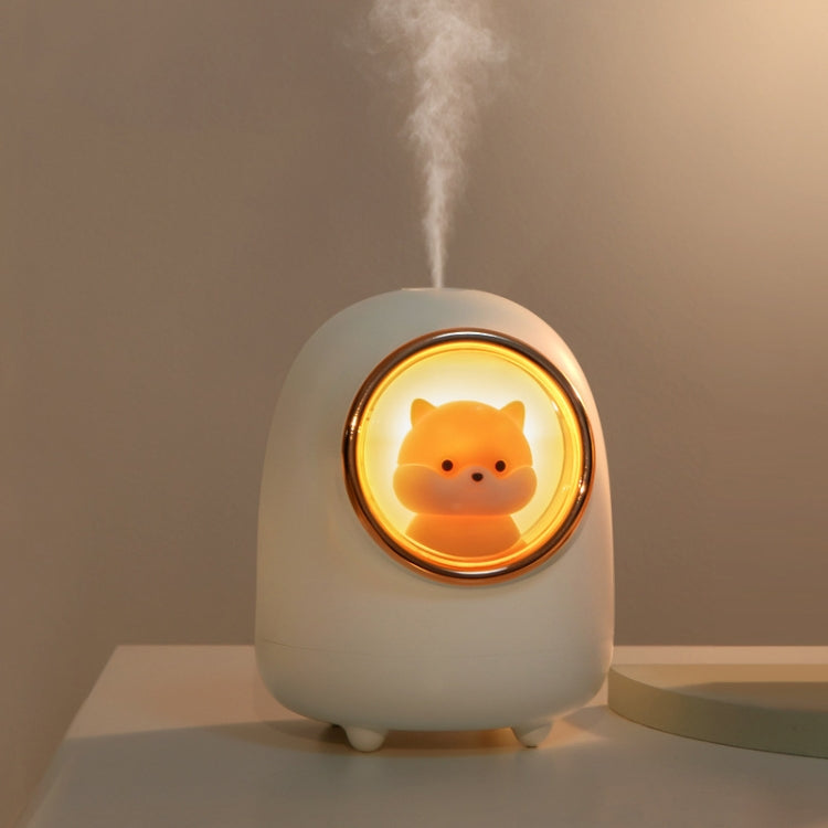 M08 USB Charging Type Cartoon Space Capsule Car Portable Cute Pet Desktop Humidifier(White) - Air Purifiers & Accessories by buy2fix | Online Shopping UK | buy2fix