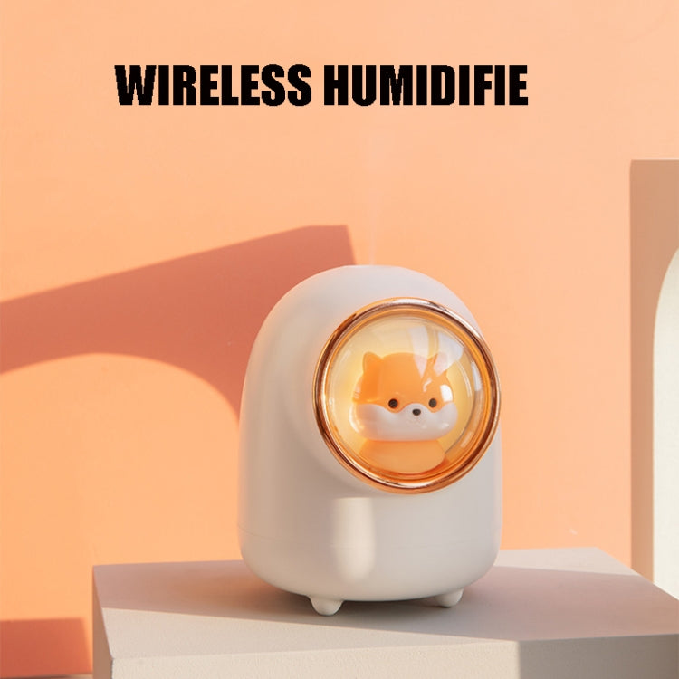 M08 USB Charging Type Cartoon Space Capsule Car Portable Cute Pet Desktop Humidifier(White) - Air Purifiers & Accessories by buy2fix | Online Shopping UK | buy2fix
