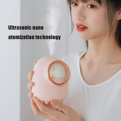 M08 USB Charging Type Cartoon Space Capsule Car Portable Cute Pet Desktop Humidifier(White) - Air Purifiers & Accessories by buy2fix | Online Shopping UK | buy2fix