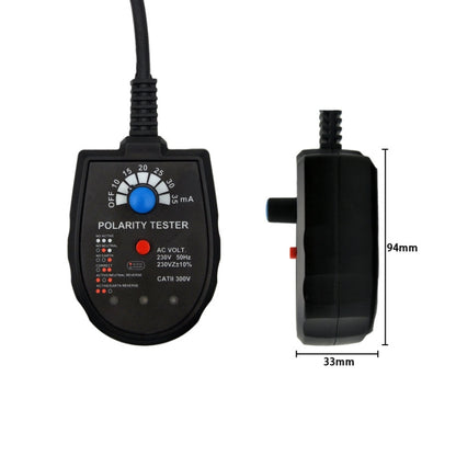 S2001 Socket Phase Detector Multi-Function Three-Phase Loop Socket Circuit Leakage Detector, EU Plug - Current & Voltage Tester by buy2fix | Online Shopping UK | buy2fix