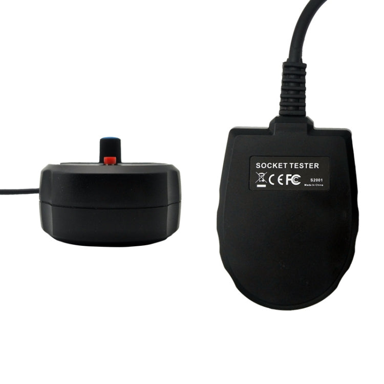 S2001 Socket Phase Detector Multi-Function Three-Phase Loop Socket Circuit Leakage Detector, EU Plug - Current & Voltage Tester by buy2fix | Online Shopping UK | buy2fix