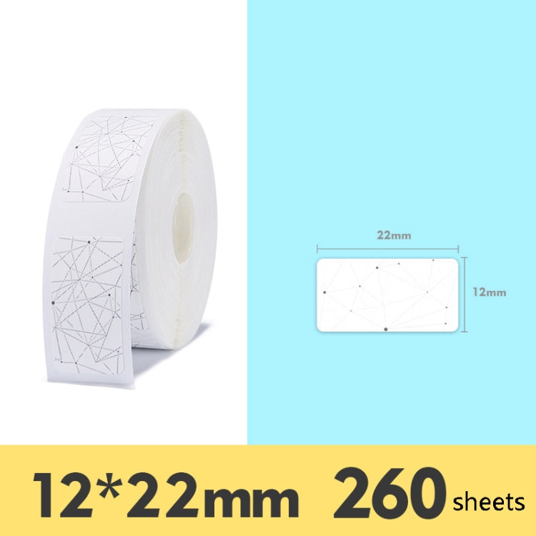 Thermal Label Paper Commodity Price Label Household Label Sticker for NIIMBOT D11(Interest Geometry) by buy2fix