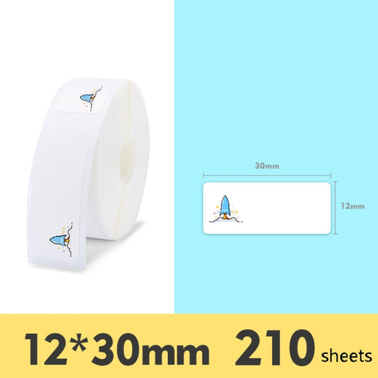 Thermal Label Paper Commodity Price Label Household Label Sticker for NIIMBOT D11(Rush Sky) by buy2fix