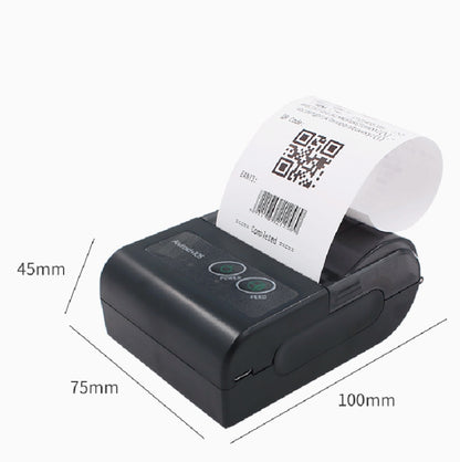 58HB6 Portable Bluetooth Thermal Printer Label Takeaway Receipt Machine, Supports Multi-Language & Symbol/Picture Printing, Model: UK Plug (English) by buy2fix