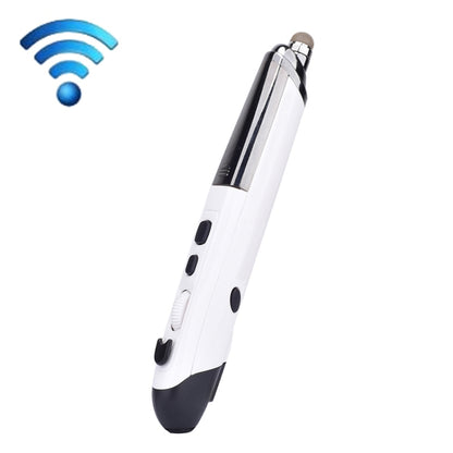 PR-08 1600DPI 6 Keys 2.4G Wireless Electronic Whiteboard Pen Multi-Function Pen Mouse PPT Flip Pen(White) by buy2fix
