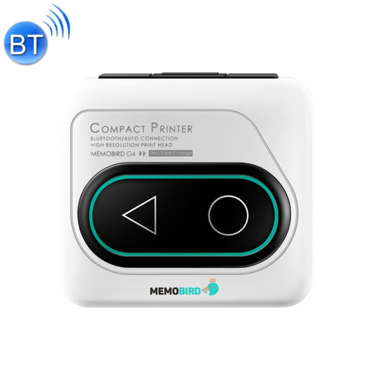 Memobird G4 Handheld Home Student Search Question Graffiti Notes Portable Bluetooth Thermal Printer(Classic White) by buy2fix