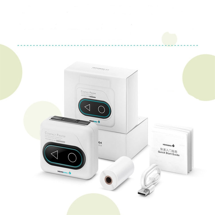 Memobird G4 Handheld Home Student Search Question Graffiti Notes Portable Bluetooth Thermal Printer(Peach Powder) by buy2fix