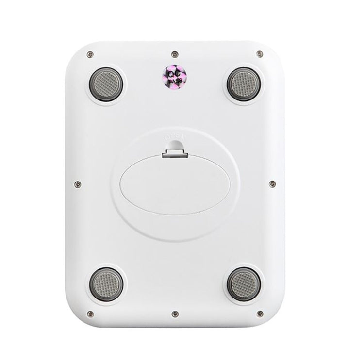 Stainless Steel Small Food Electronic Scale Kitchen Portable Baking Electronic Scale, Colour: 10kg/1g (Rechargeable White) by buy2fix