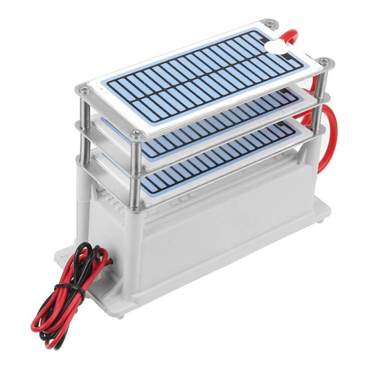 AC 220 V AZ-18G-C 18G Générateur d'ozone intégré Revêtement longue durée Purificateur d'air en céramique résistant à l'humidité à 3 feuilles Stérilisant Purificateur d'oxygène actif
