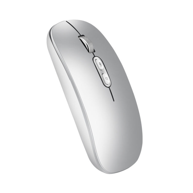 M103 1600DPI 5 Keys 2.4G Wireless Mouse Charging Ai Intelligent Voice Office Mouse, Support 28 Languages(Gray) - Wireless Mice by buy2fix | Online Shopping UK | buy2fix